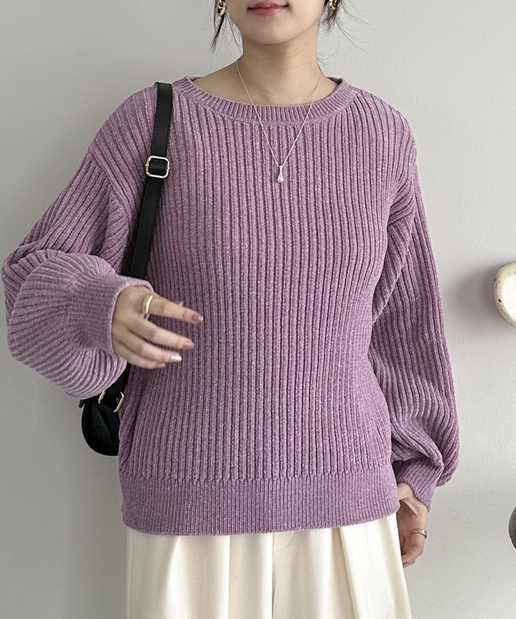 ラメモールヤーンニット(F GRAY): トップス｜PMbox P&M OFFICIAL