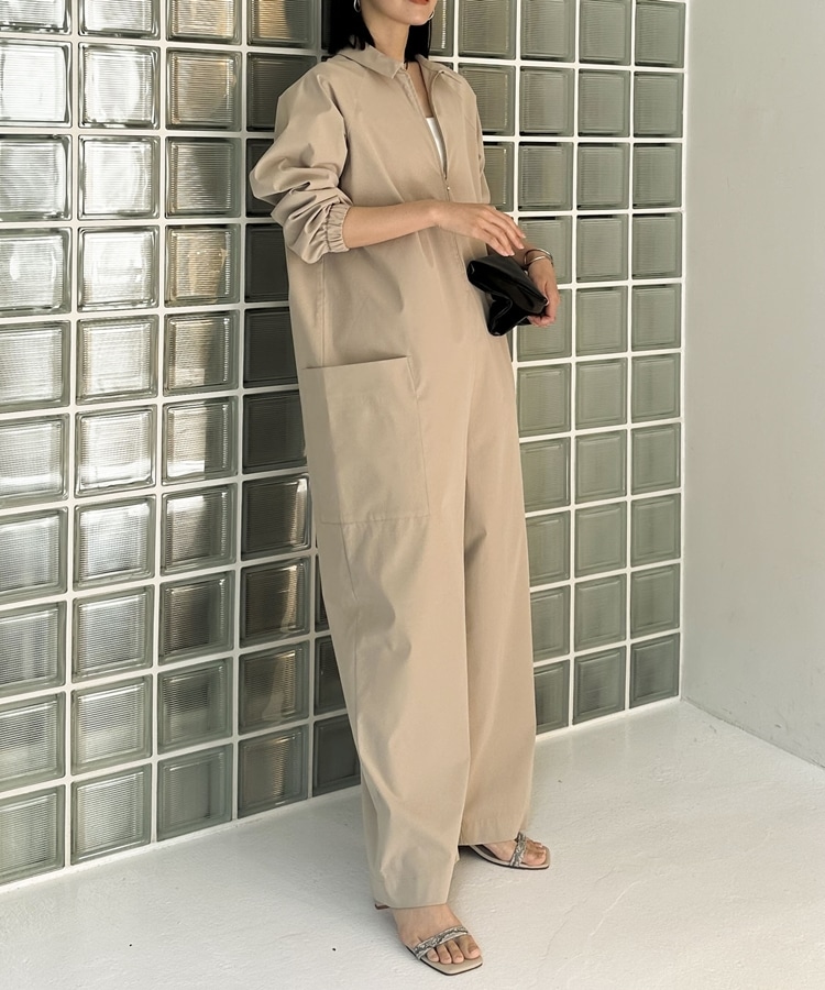 ZIPオールインワン(F BEIGE): オーバーオール｜PMbox P&M OFFICIAL