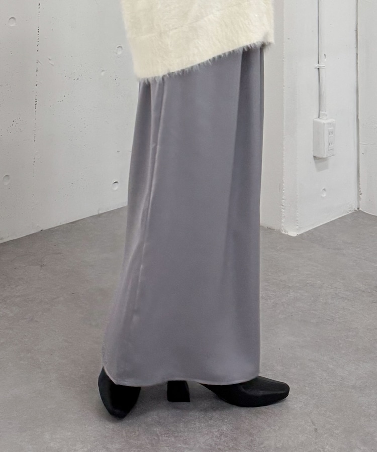 サテンナロースカート(M IVORY): スカート｜PMbox P&M OFFICIAL ONLINE