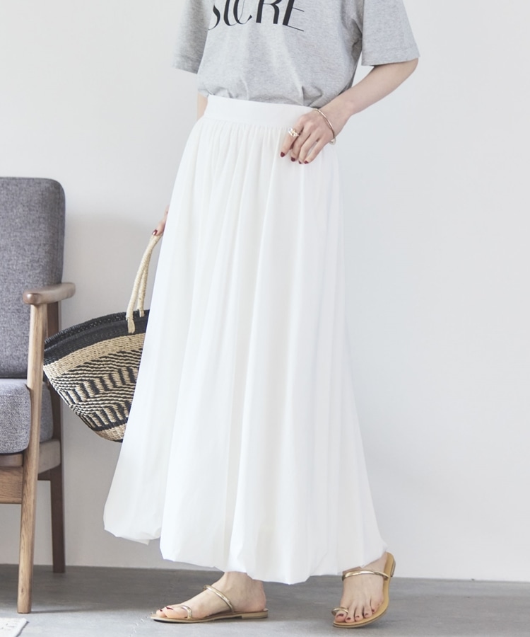 タフタバルーンスカート(F OFF WHITE): スカート｜PMbox P&M OFFICIAL