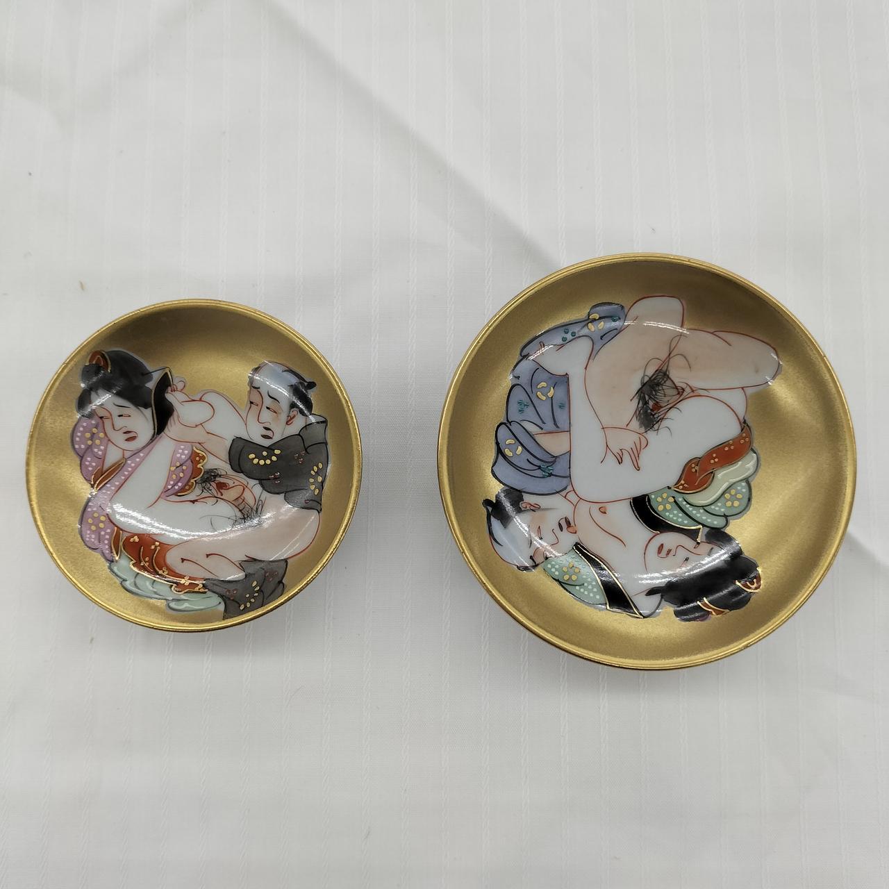 九谷焼|春画 盃セット|【ハードオフ公式通販】オフモール|2031660000112595