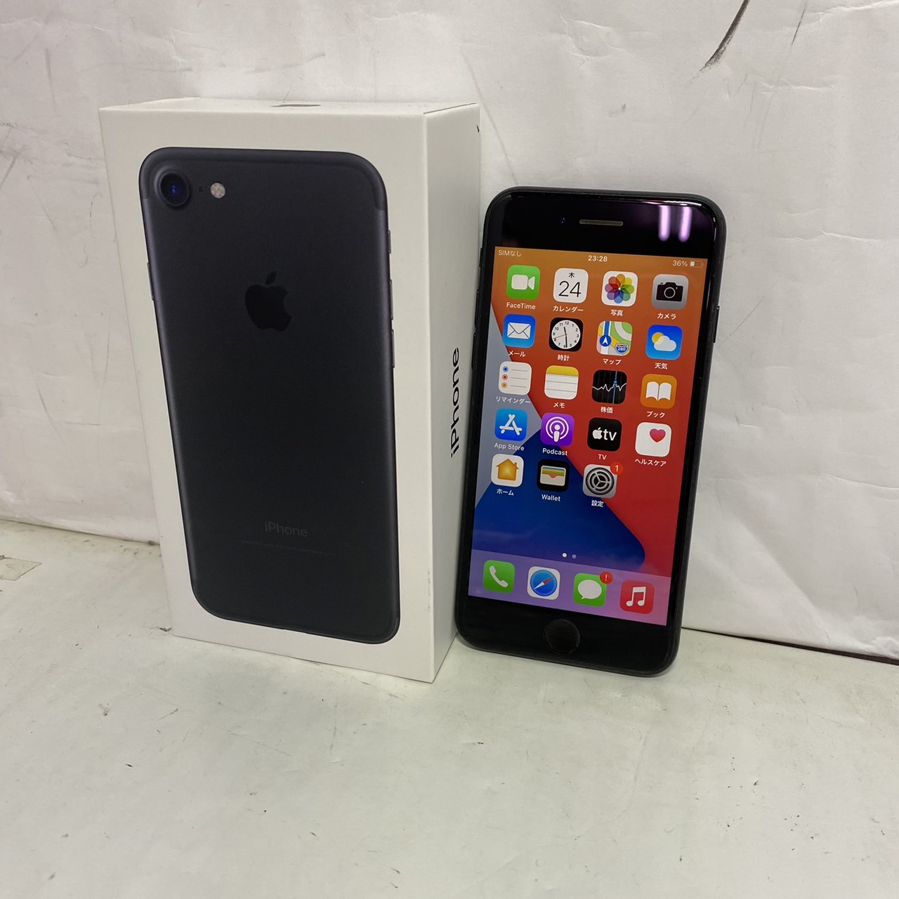 iPhone 7 ブラック 128GB SIMフリー iPhone7 128GB simフリー ジェット