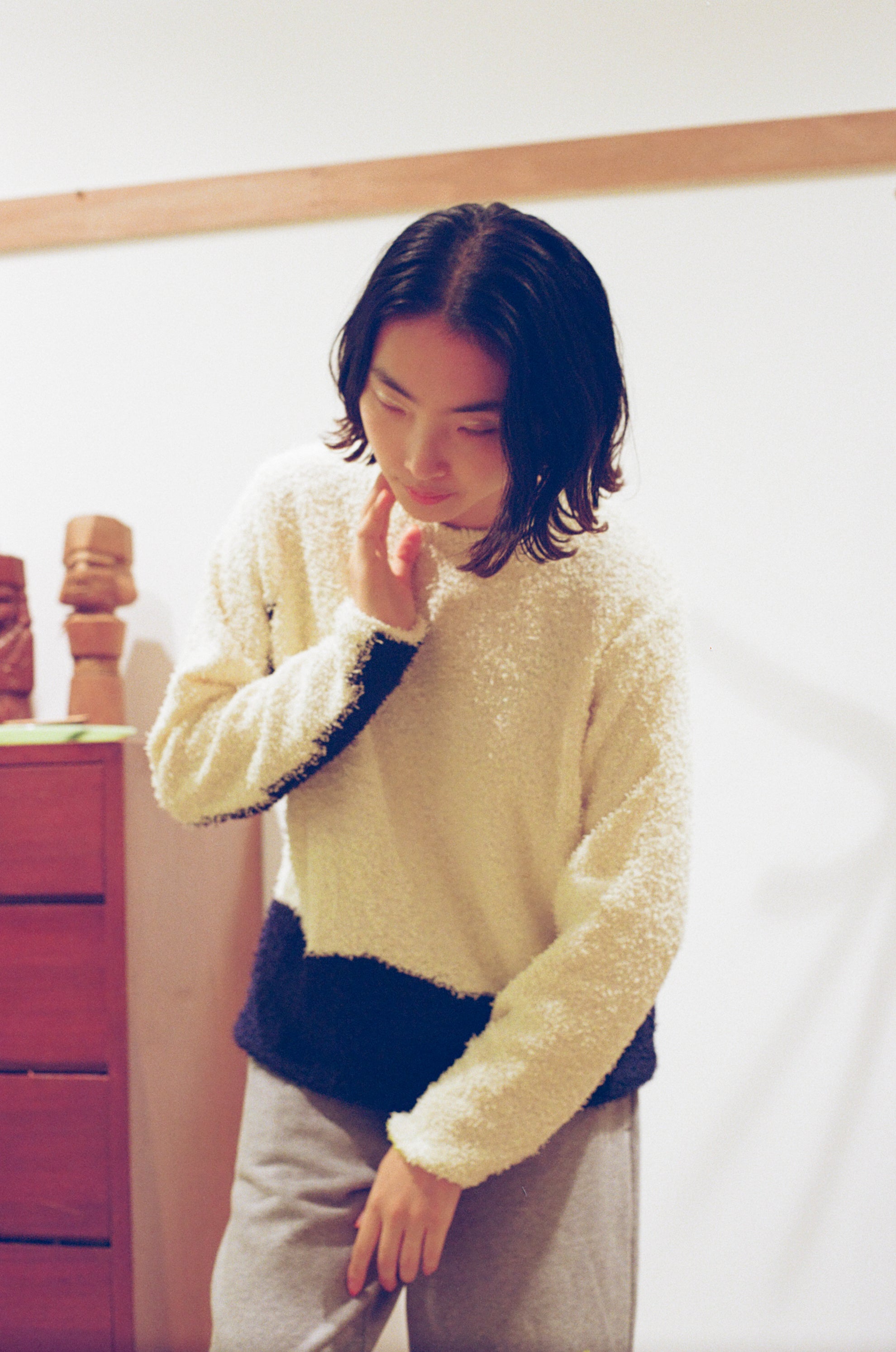 汽水域のバイカラーニット – pamm.officialstore