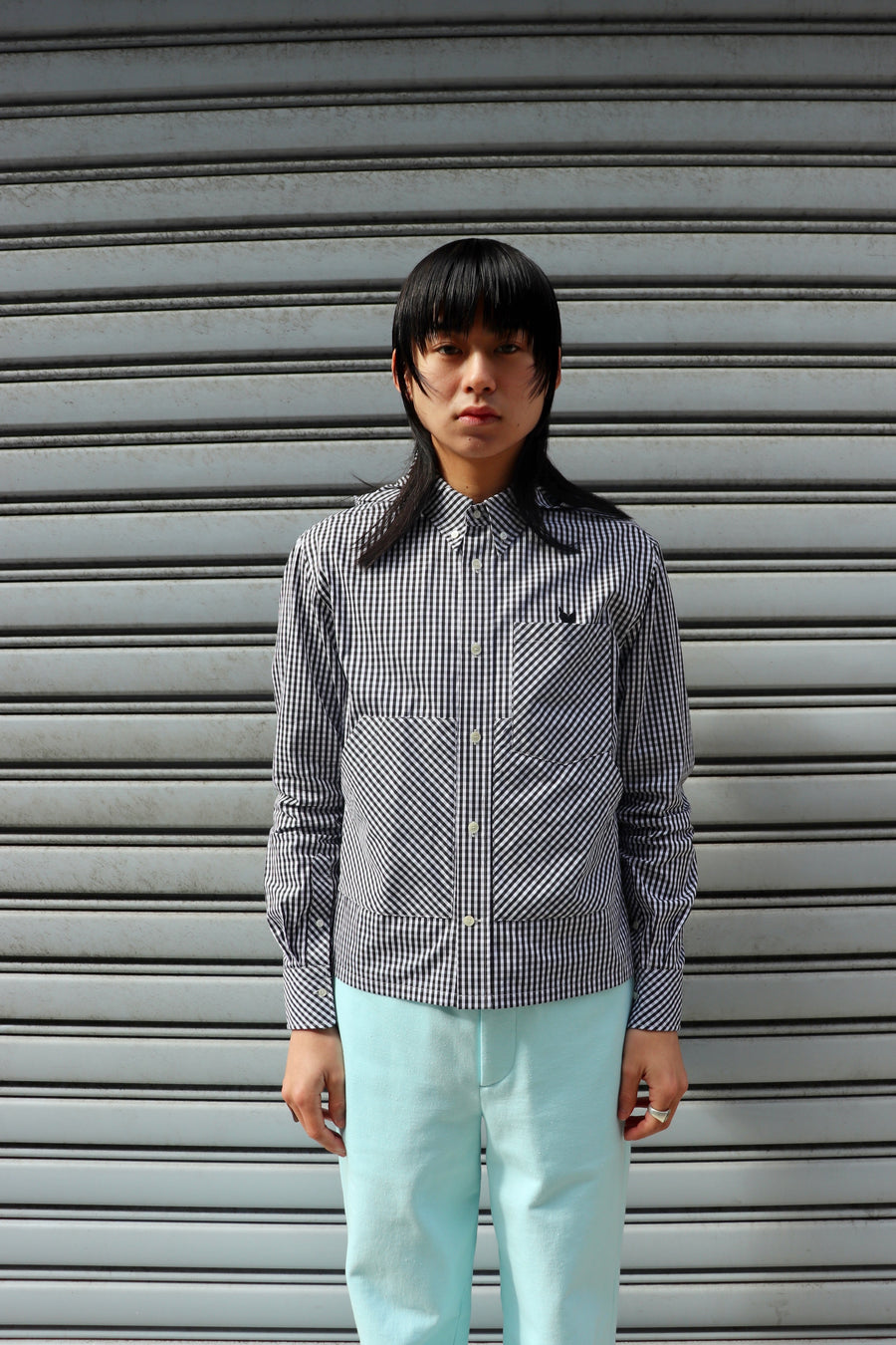 MASU(エムエーエスユー)のHOODED B.D. SHIRT BLACKの通販｜PALETTE art