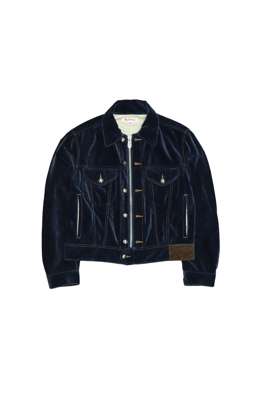 MASU(エムエーエスユー)のINDIGO VELVET TRUCKER JACKETの通販