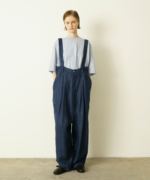 suzuki takayuki スズキタカユキ wide legged pantsⅠ[A252-11/black]