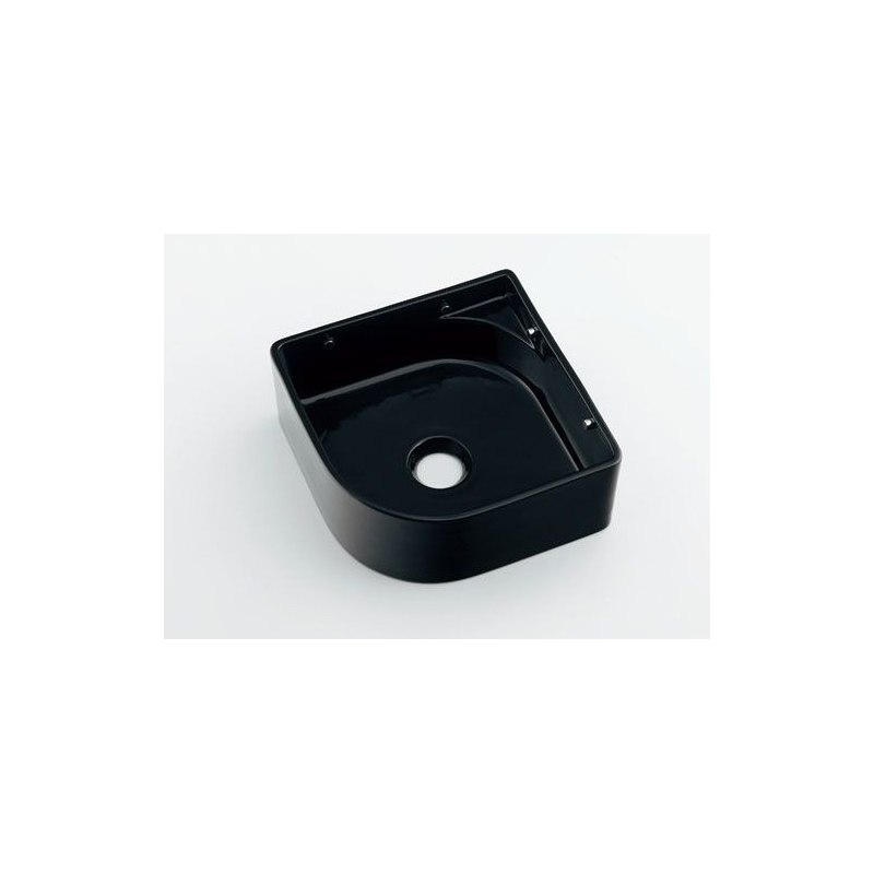 493-226-D 壁掛手洗器 ブラック MINO 美濃焼 カクダイ（KAKUDAI）旧