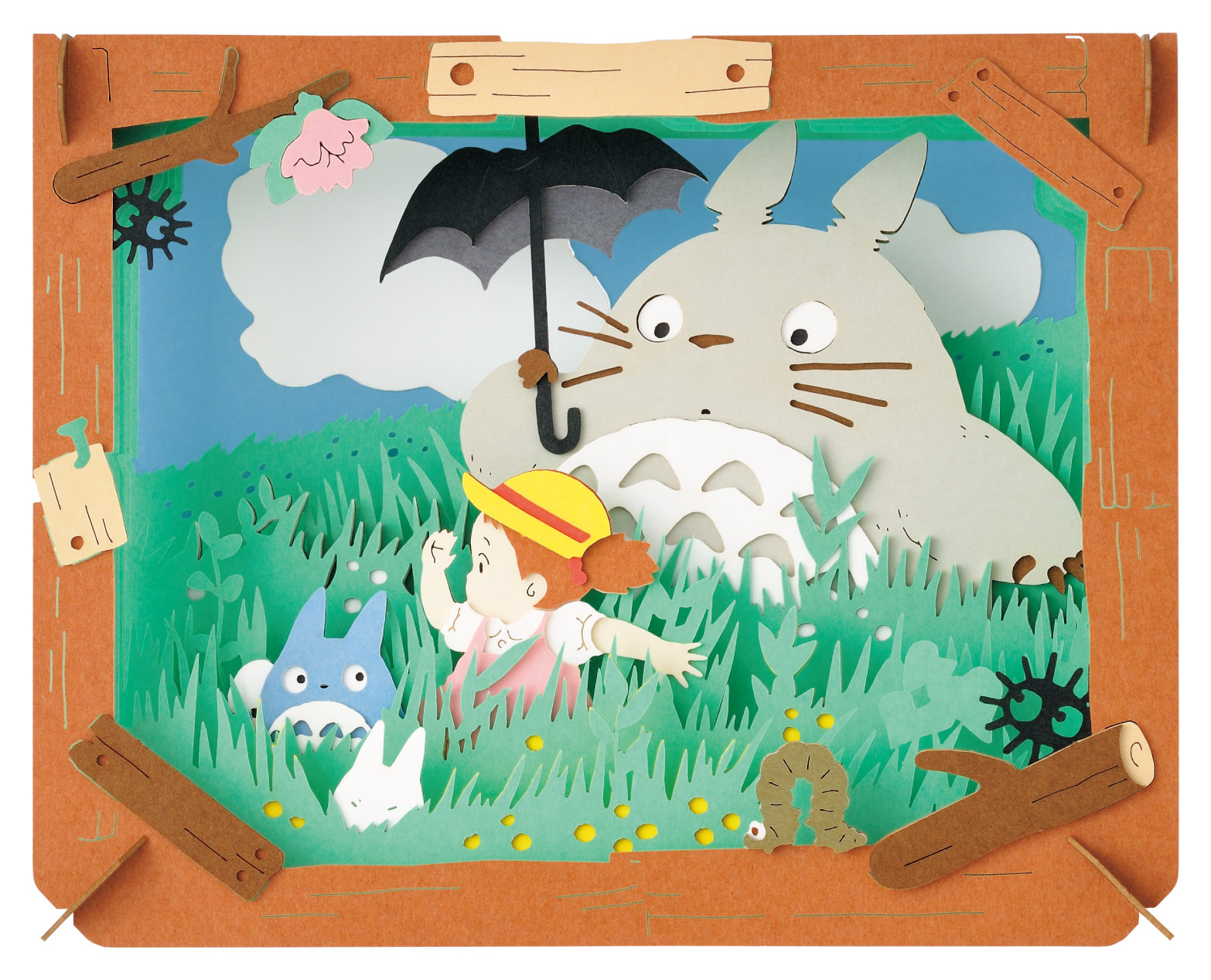 となりのトトロ PAPER THEATER / PT-062X 野原をおさんぽ | PAPER