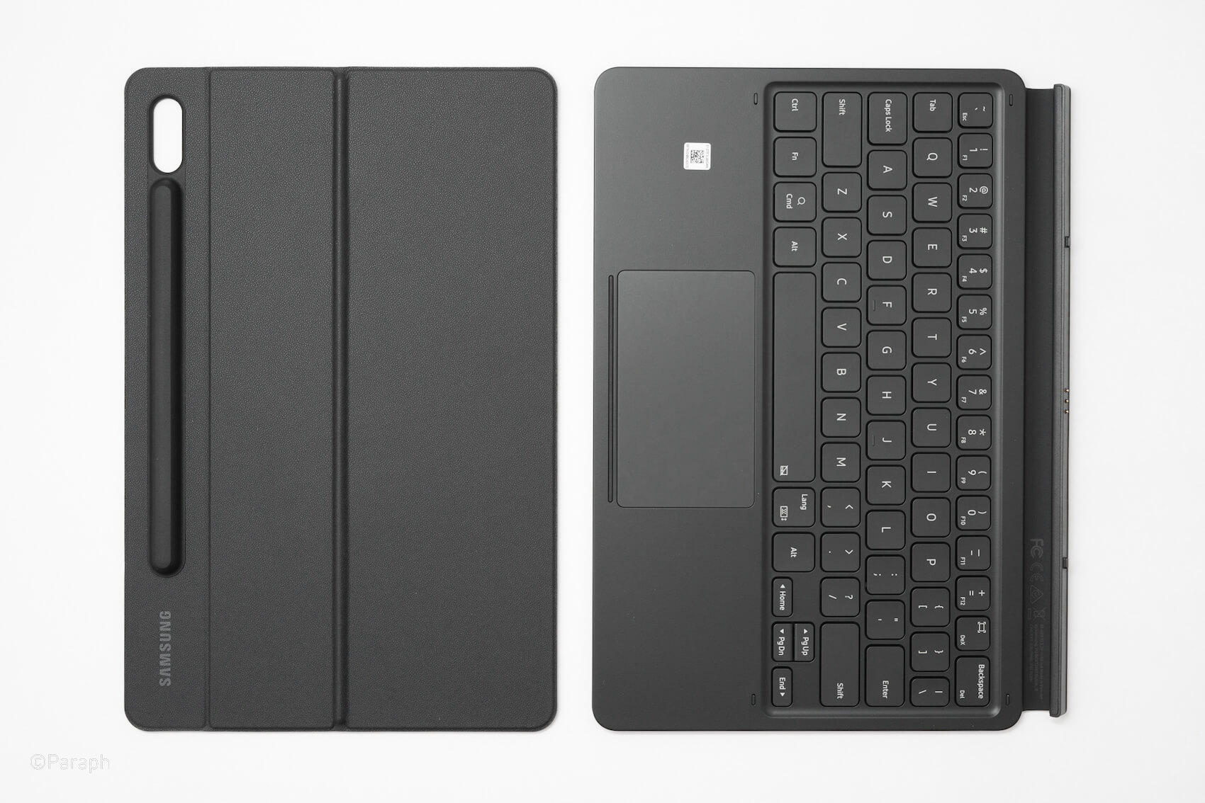 Galaxy Tab S7純正のキーボードカバーは打鍵感は最高だがトラック