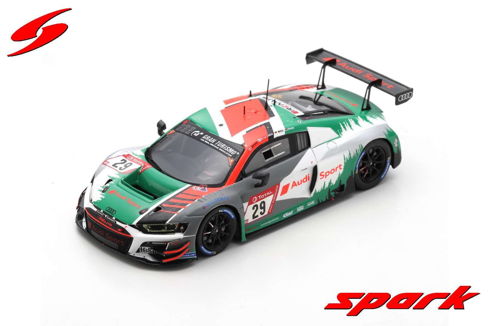 1/43 2019 Audi R8 LMS GT3 24 Hours of Daytona by Spark | Pasteiner's