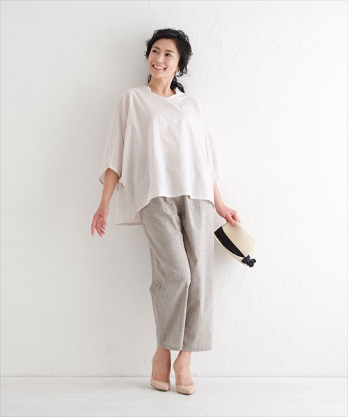 TP058 バックギャザーブラウス | パターンの通販サイト「handmadecom