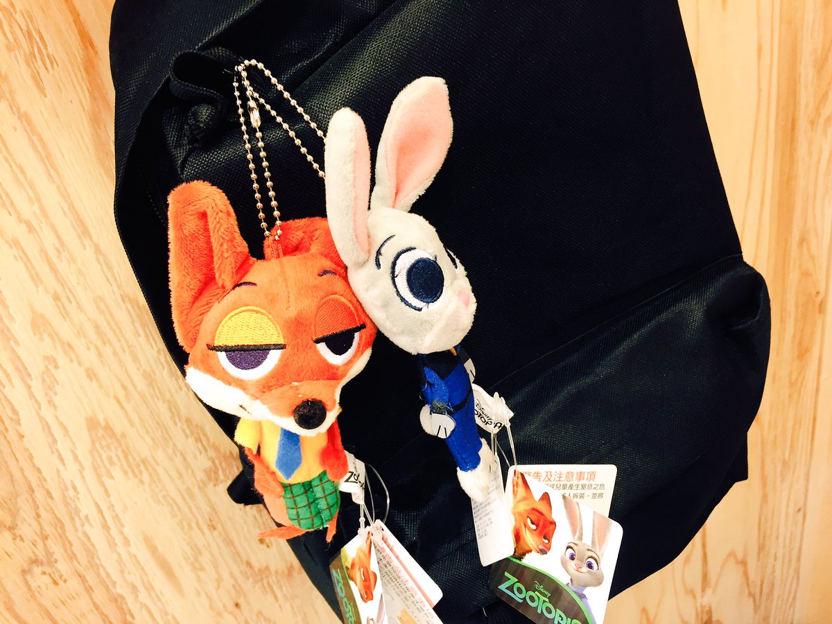 商品紹介】大人気ズートピアから💥💥ジュディとニックのキーホルダーが