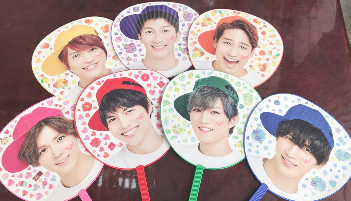 ジャニーズWEST団扇デコ〜〜！！！全員分！！！