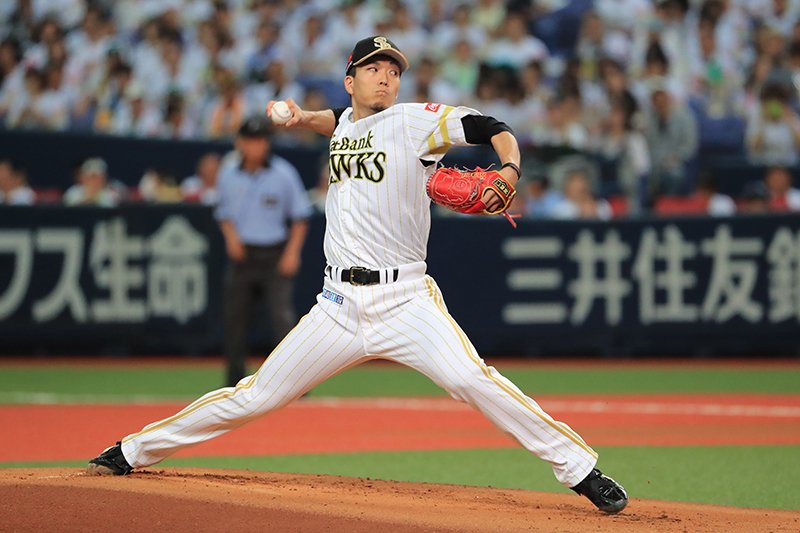 ソフトバンク 2018 「鷹の祭典2018」 ゴールデンストライプ2018 #千賀