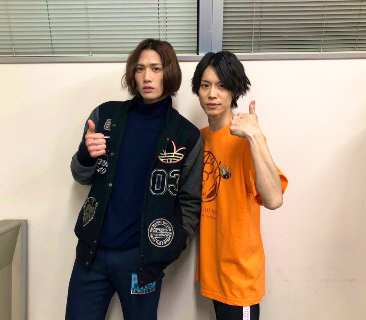 舞台版A3! 攝津万里役 水江建太くん😍‼️ わざわざ来てくれて