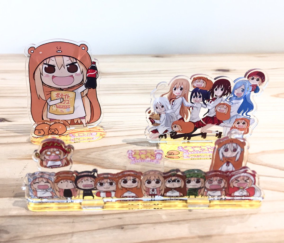 干物妹！うまるちゃん展 グッズ紹介】オリジナルのアクリルスタンドを3
