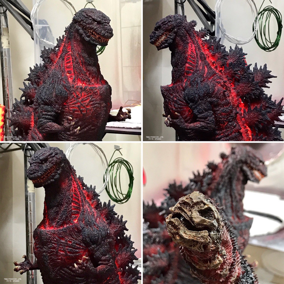 改めて告知です。 「シン・ゴジラ」の劇中姿を再現した未塗装未組立