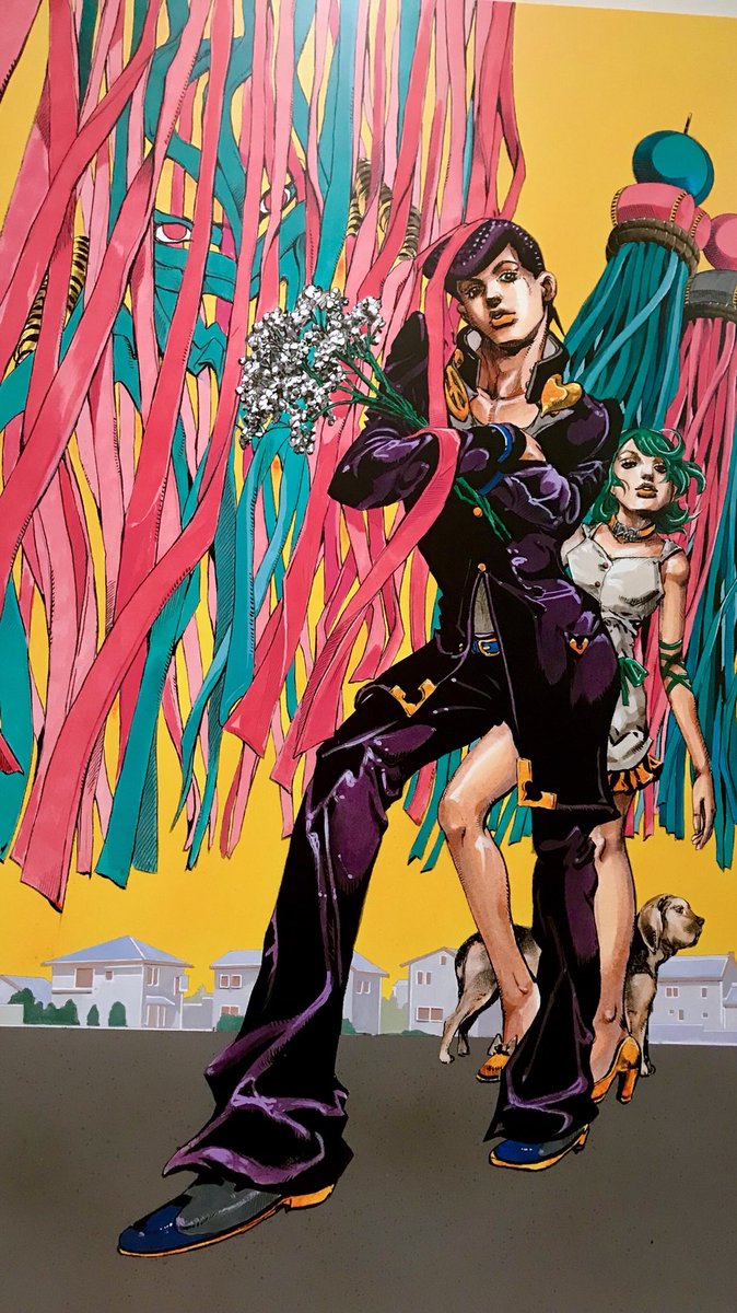 ジョジョ展2012 複製原画 ブチャラティ 徐倫 GUCCI ジョジョ展 2012