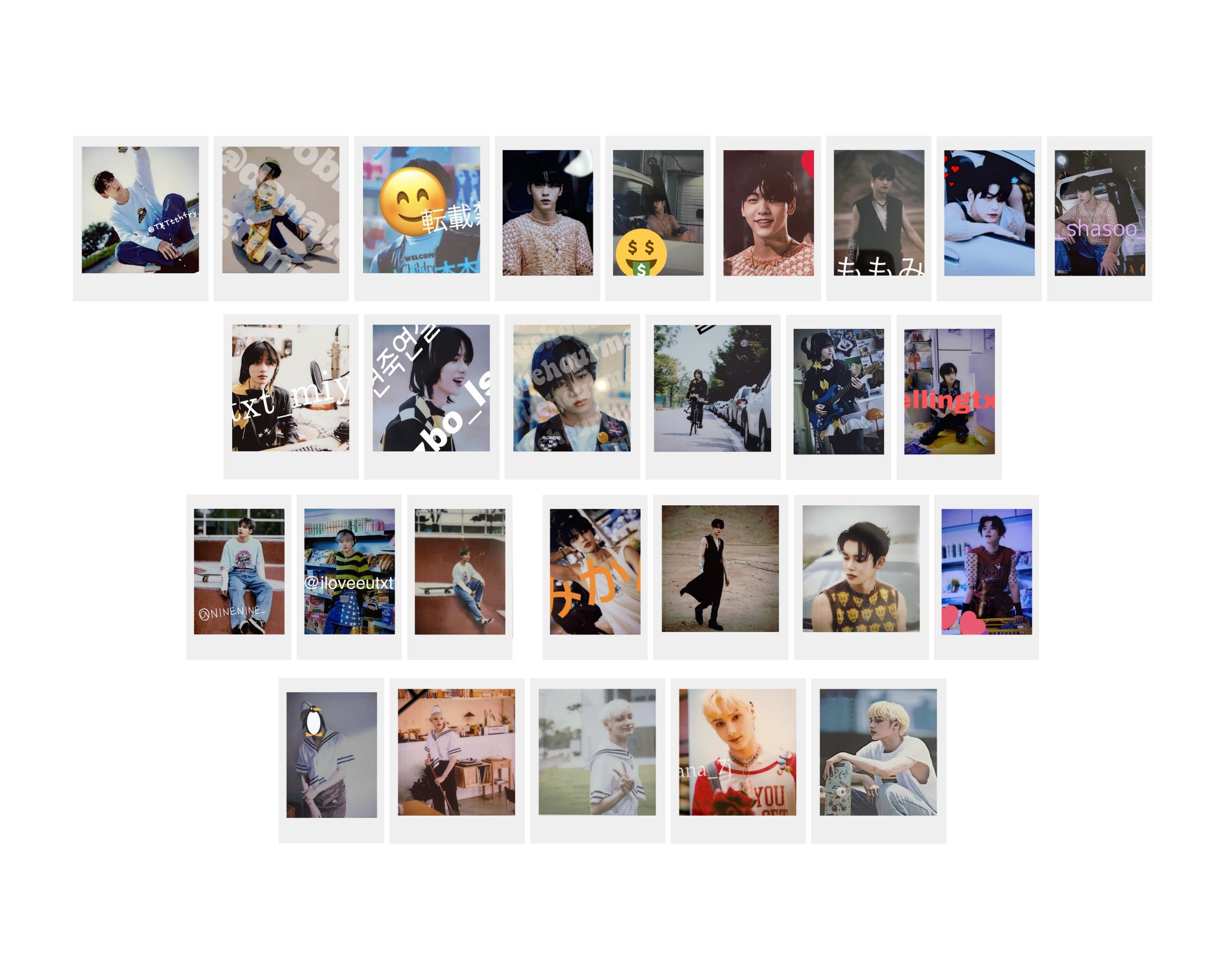 TXT fight or escape インスタントフォト チェキ 【公式通販】