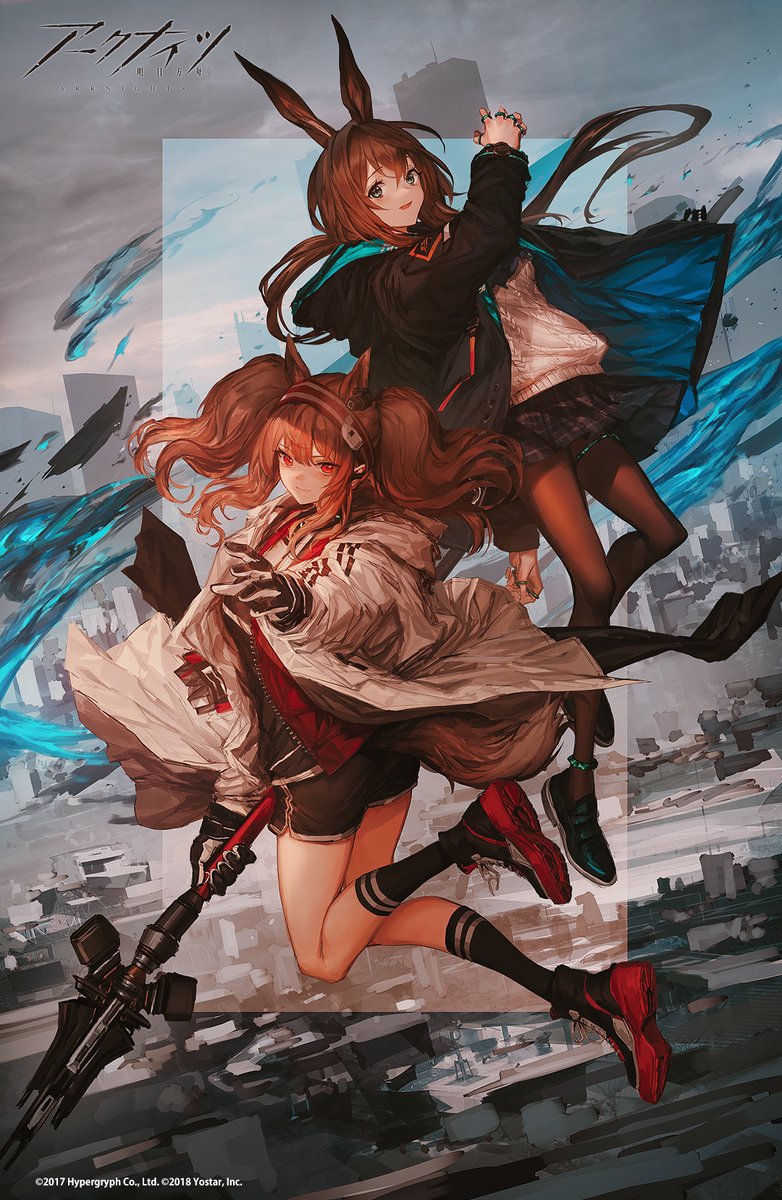 アークナイツのリリースを記念して、多くの方々にお祝いイラストを描い