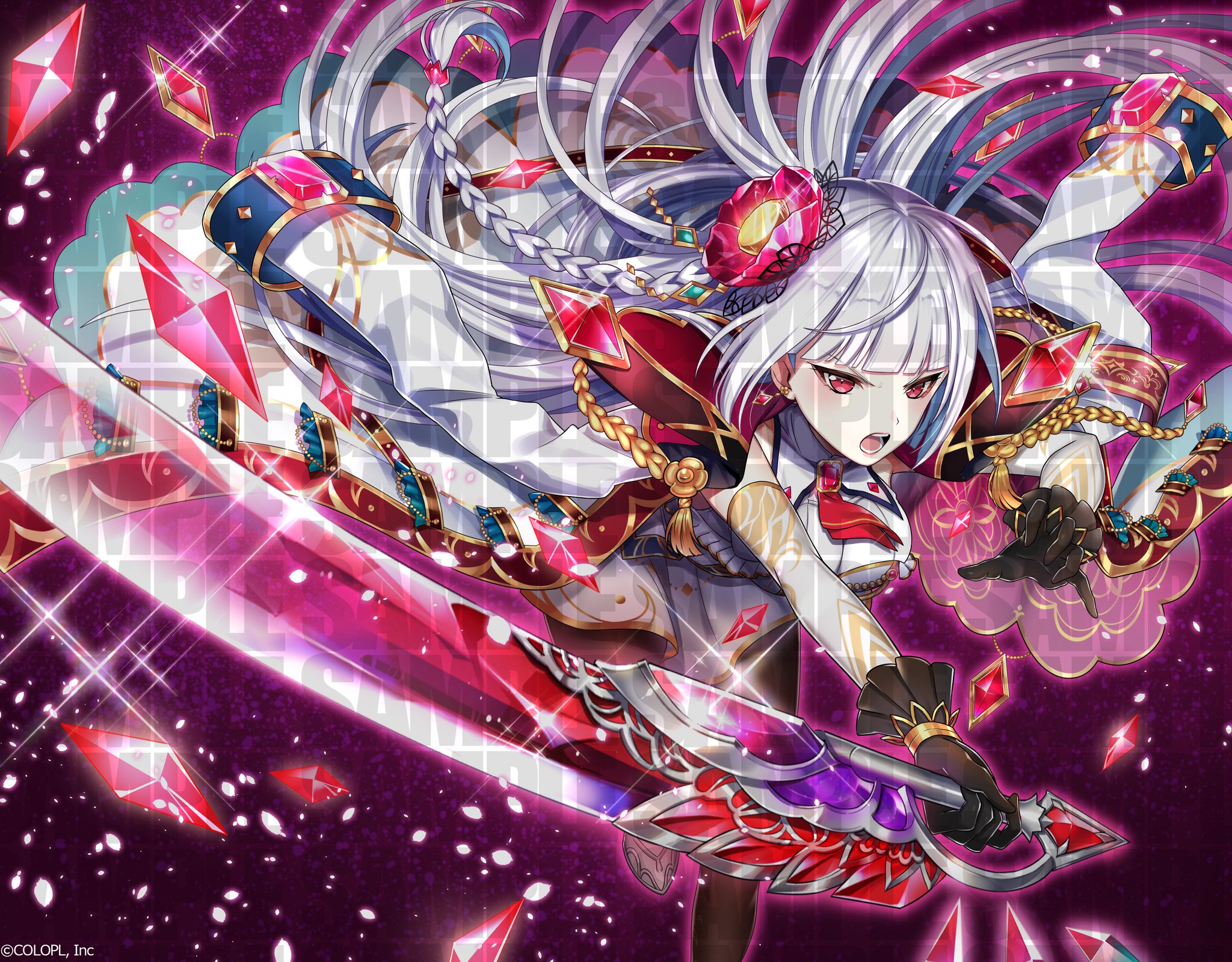 白猫プロジェクト TCG 橙光の一閃 あたり券景品 PR020[PR]シズク 白猫