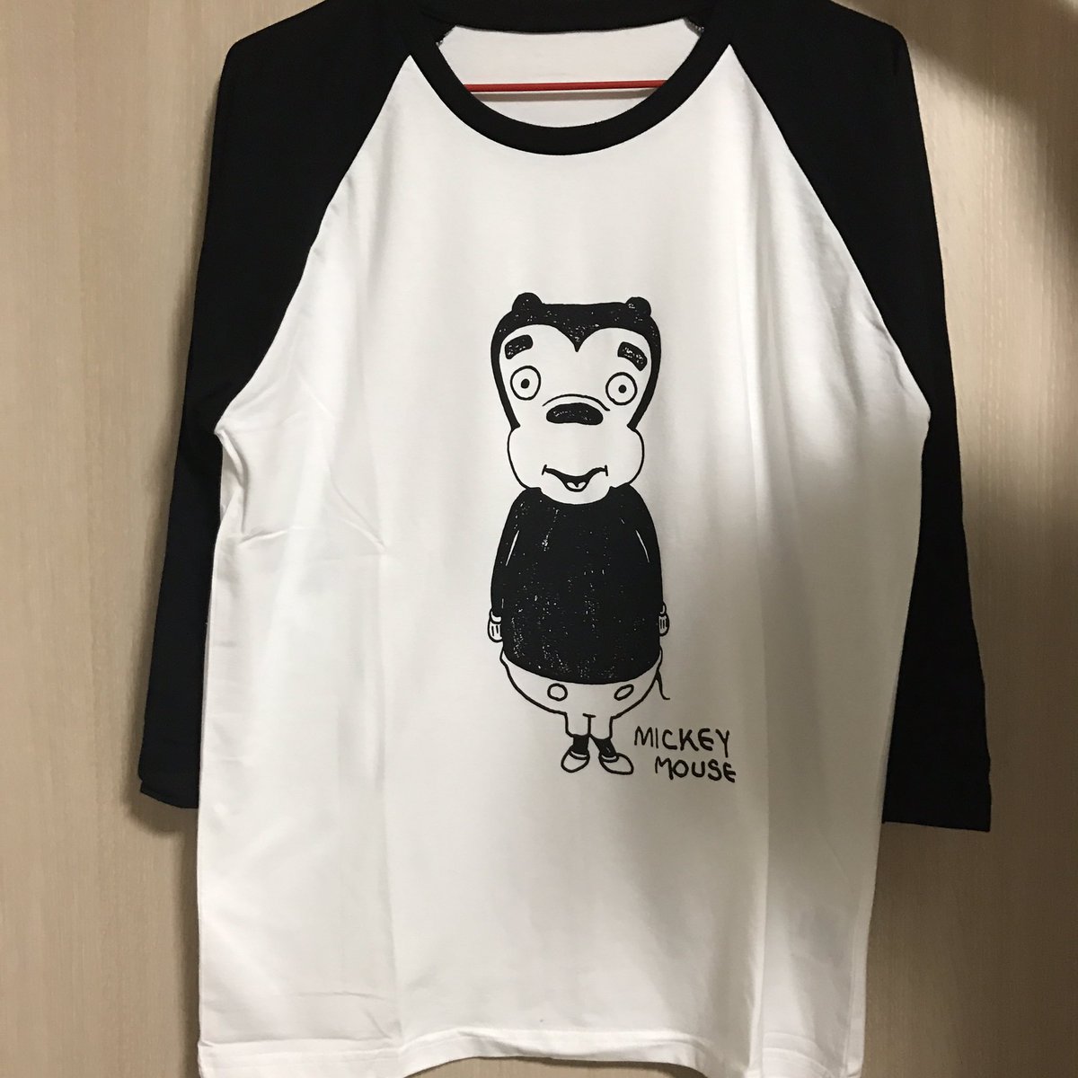 嵐を旅する展覧会・グッズ19】 《ミッキーマウス》 ラグランTシャツ5種
