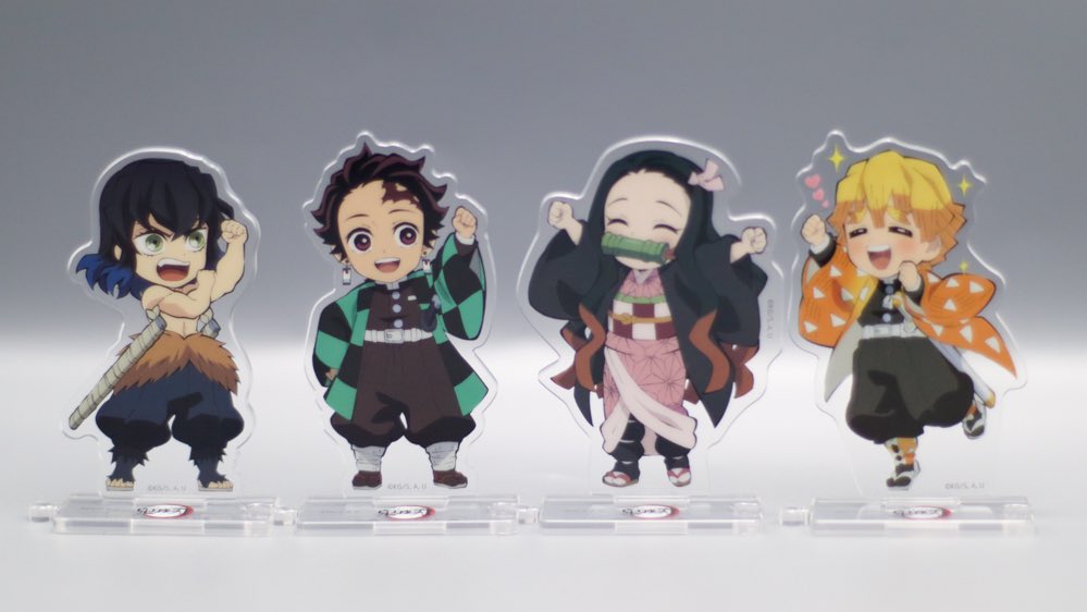 鬼滅の刃 ~絵巻カフェ~ SD繋がるランダムアクリルスタンド - 竈門炭