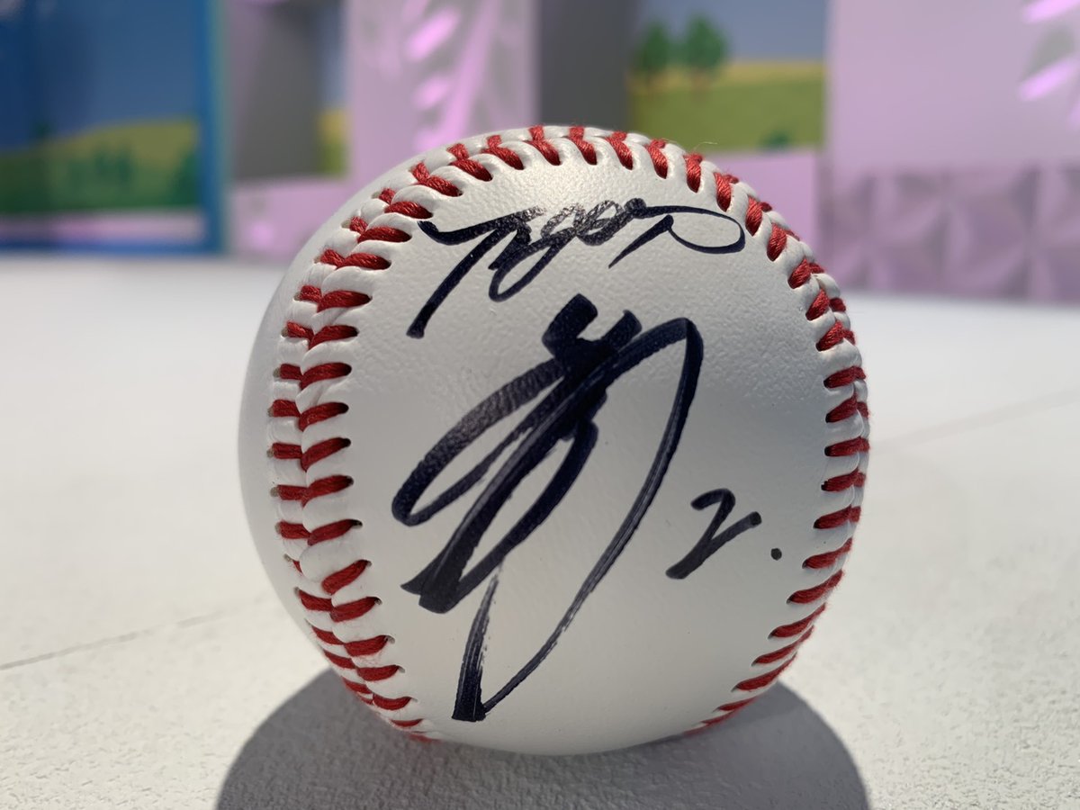 きょうご出演いただいた #阪神タイガース #梅野隆太郎 選手の サイン