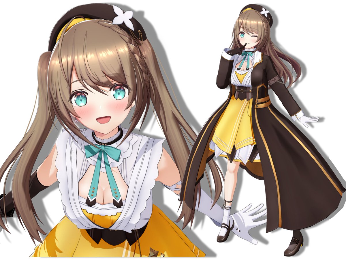 あおぎり高校、栗駒こまるちゃん（@kurikoma_komaru）の新衣装3Dを担当