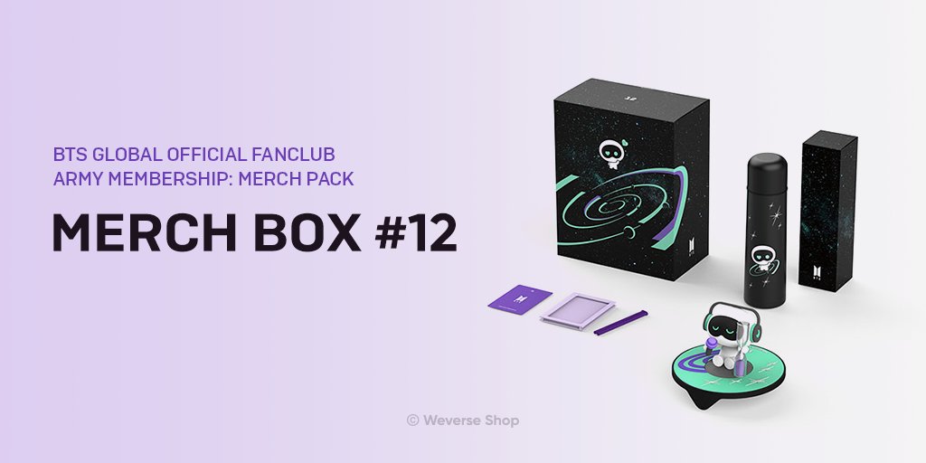 A present for #ARMY from #BTS💜 Merch Box no. 12 now available for