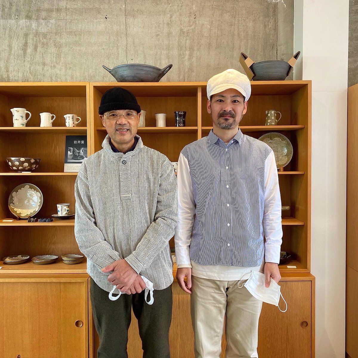 1年以上待った #岩井窯 #山本教行 先生作のHave a nice day陶板は裏