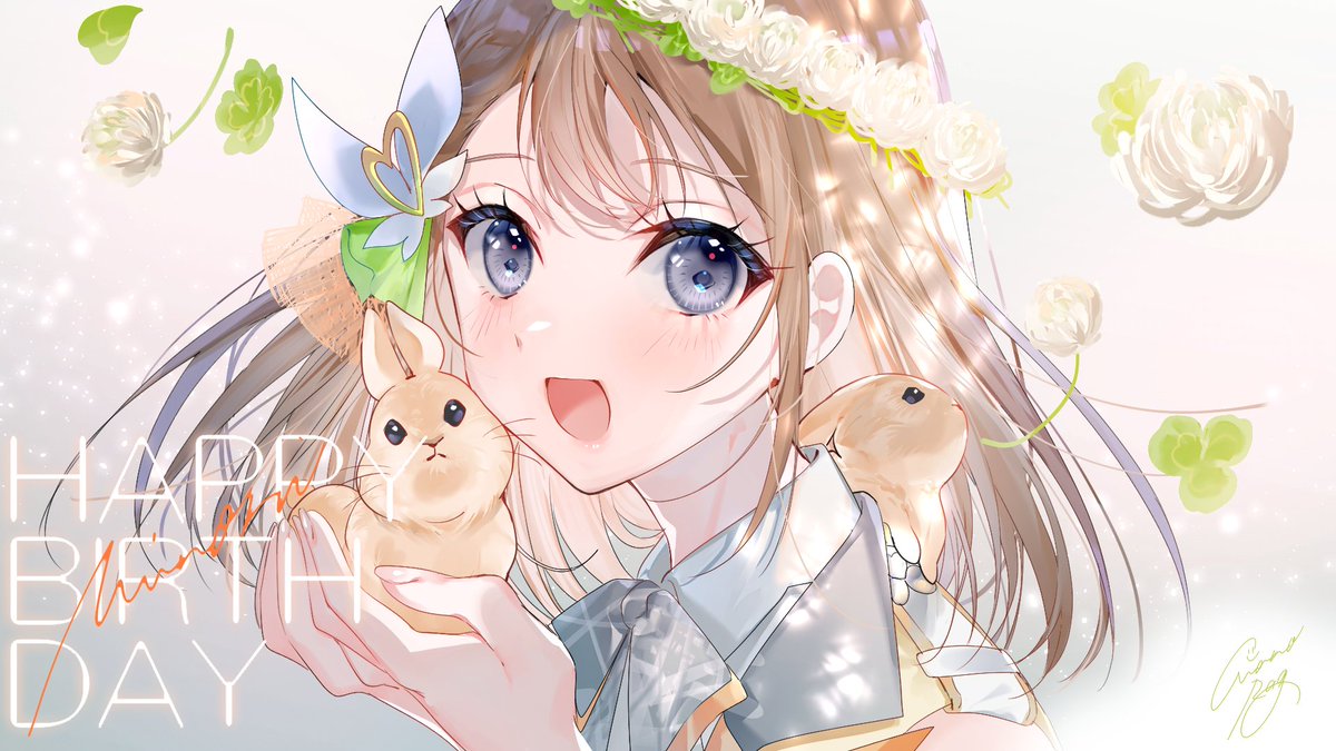 ㊗️本日4月14日は☘️MORE MORE JUMP！☘️ 🎉🎂花里みのりの誕生日