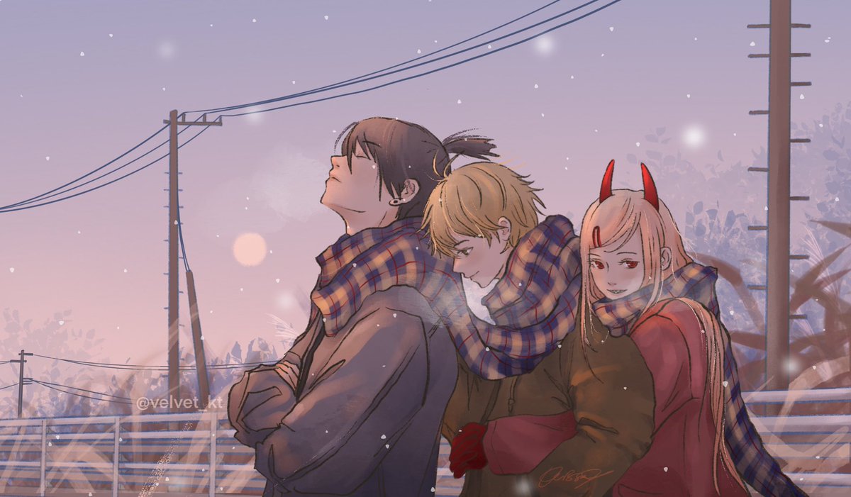 チェンソーマン「family photo 📸 for @csmfamilyzine #チェ」|Kari