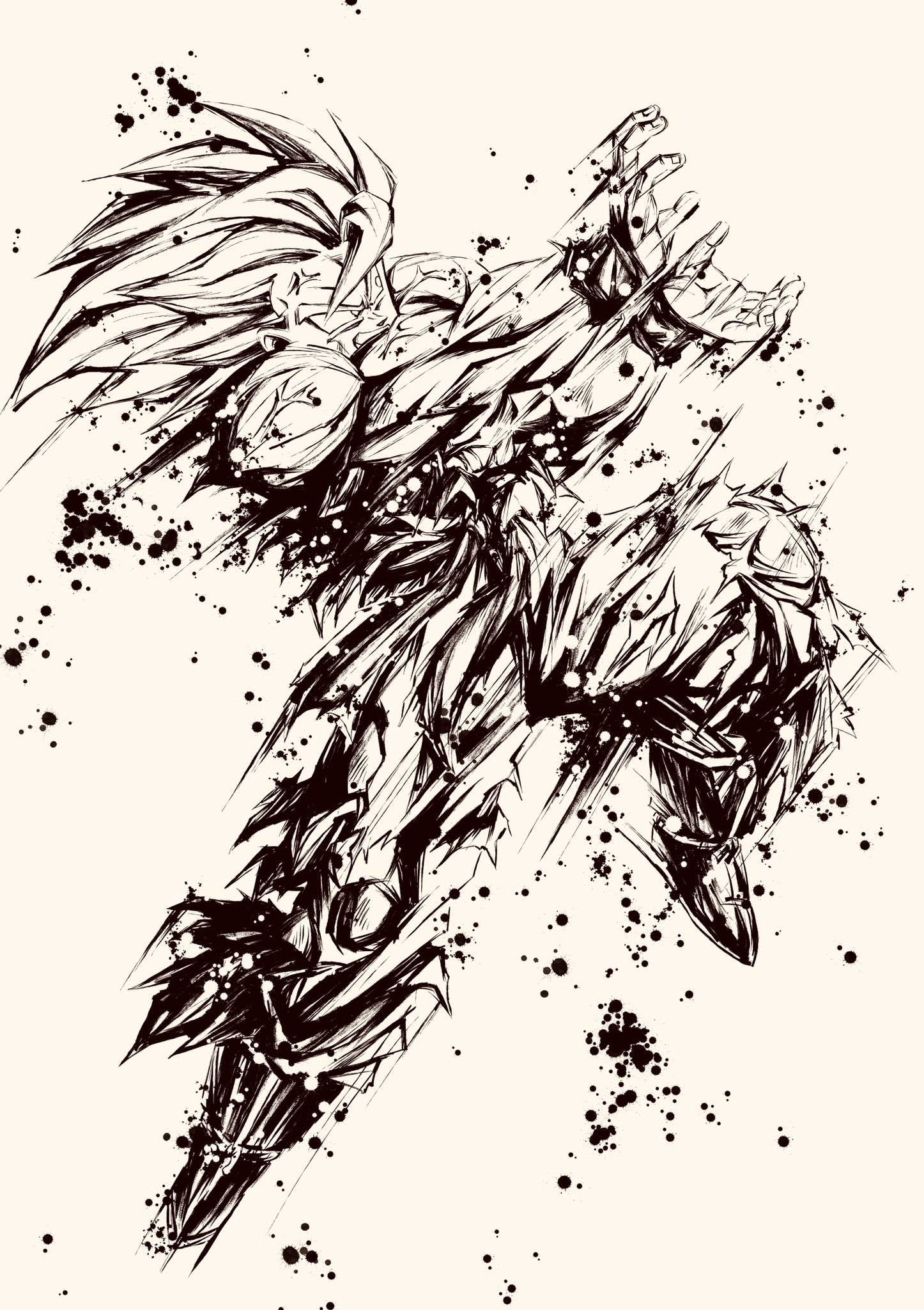 PSA10】墨絵 かめはめ波 ファイナル ミーティア デスボール 4連番