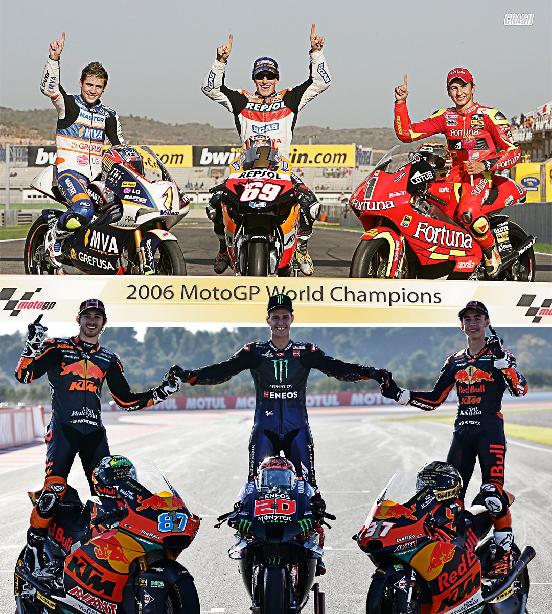 The last time we had three new World Champions in a Grand Prix