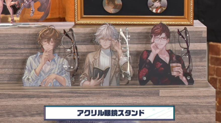 サンダルフォン、ルシフェル、ベリアルのアクリル眼鏡スタンド