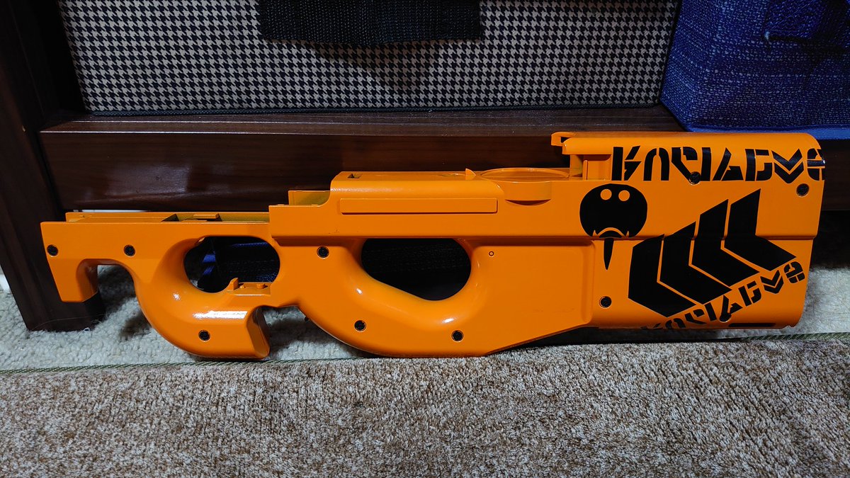 スプラトゥーン2仕様、オレンジ色のヒーロシューターレプリカできまし