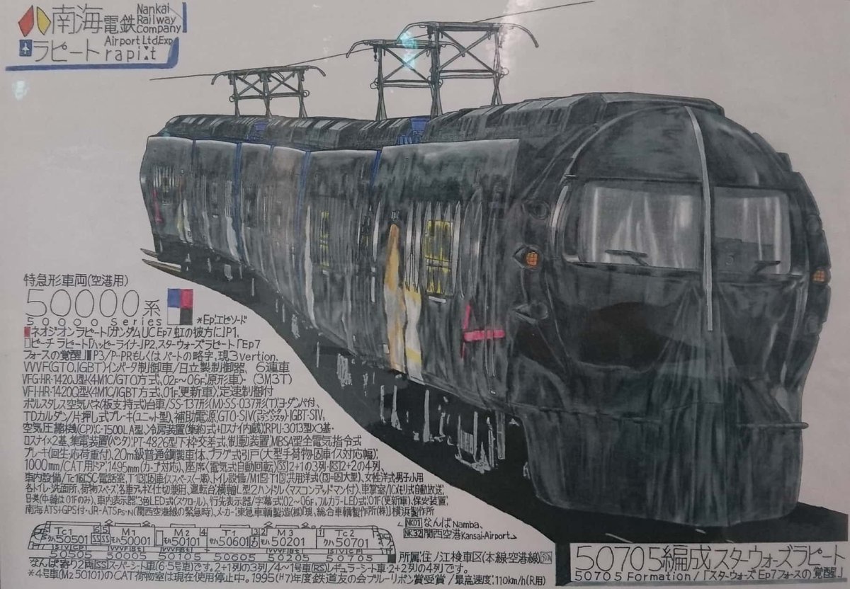 SEVENTEEN #南海電車 #ラピート #コラボ SEVENTEENが南海特急[ラピート