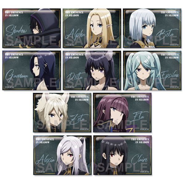 🌟陰の実力者になりたくて！ トレーディングスクエア缶バッジ 【1BOX