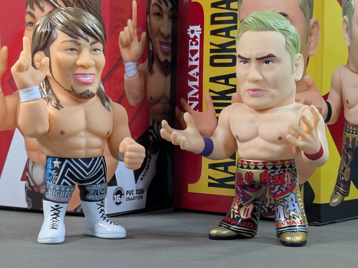 雅俊 新日本プロレス 棚橋弘至 オカダカズチカ(AEW) プロ格フィギュア