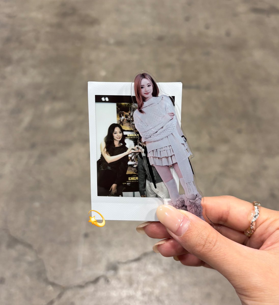 ツウィちゃんと一緒に🫶🏻作れました🥲🥲 この間ずっと触れてて緊張