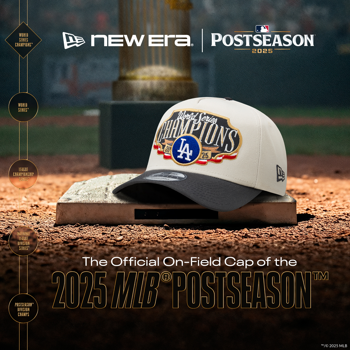 【海外限定】ニューエラ ロサンゼルスドジャース ワールドシリーズ2025優勝記念