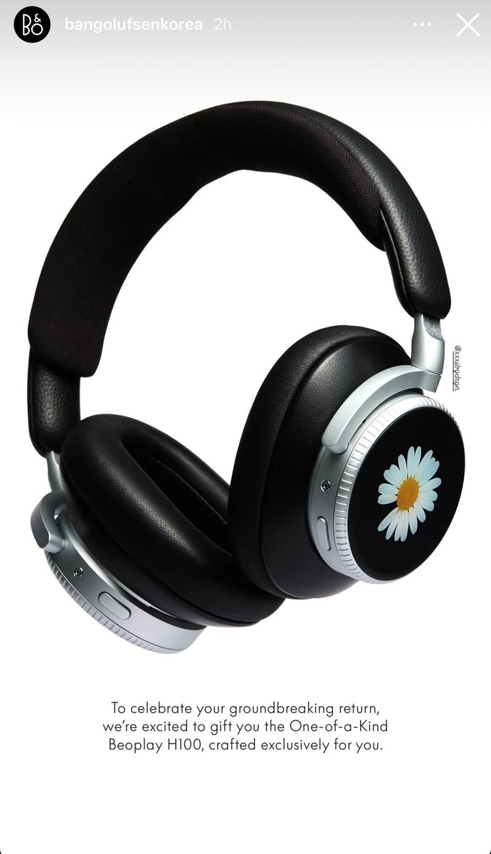 the Bang & Olufsen x Peaceminusone headphones 😍
