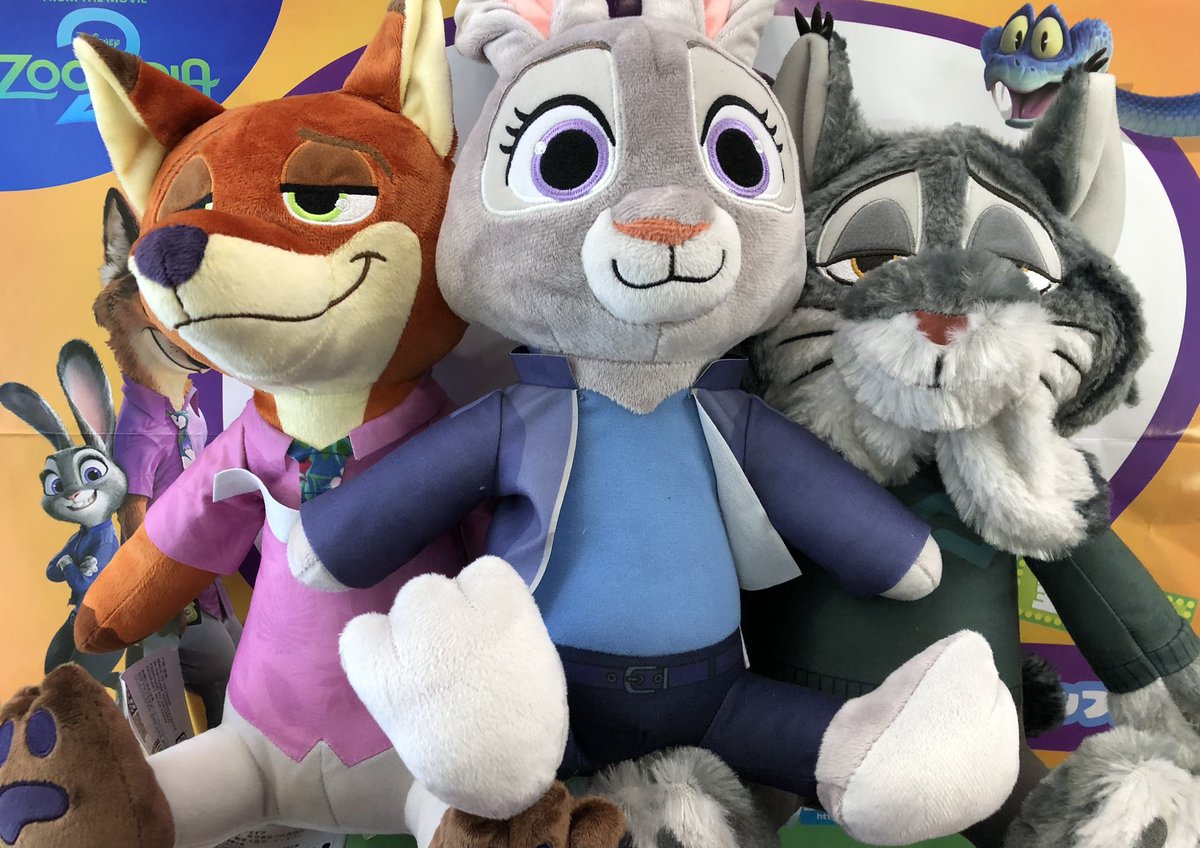 ズートピア2 Lぬいぐるみ パウバート PAWBERT 4個セット ズートピア2 L