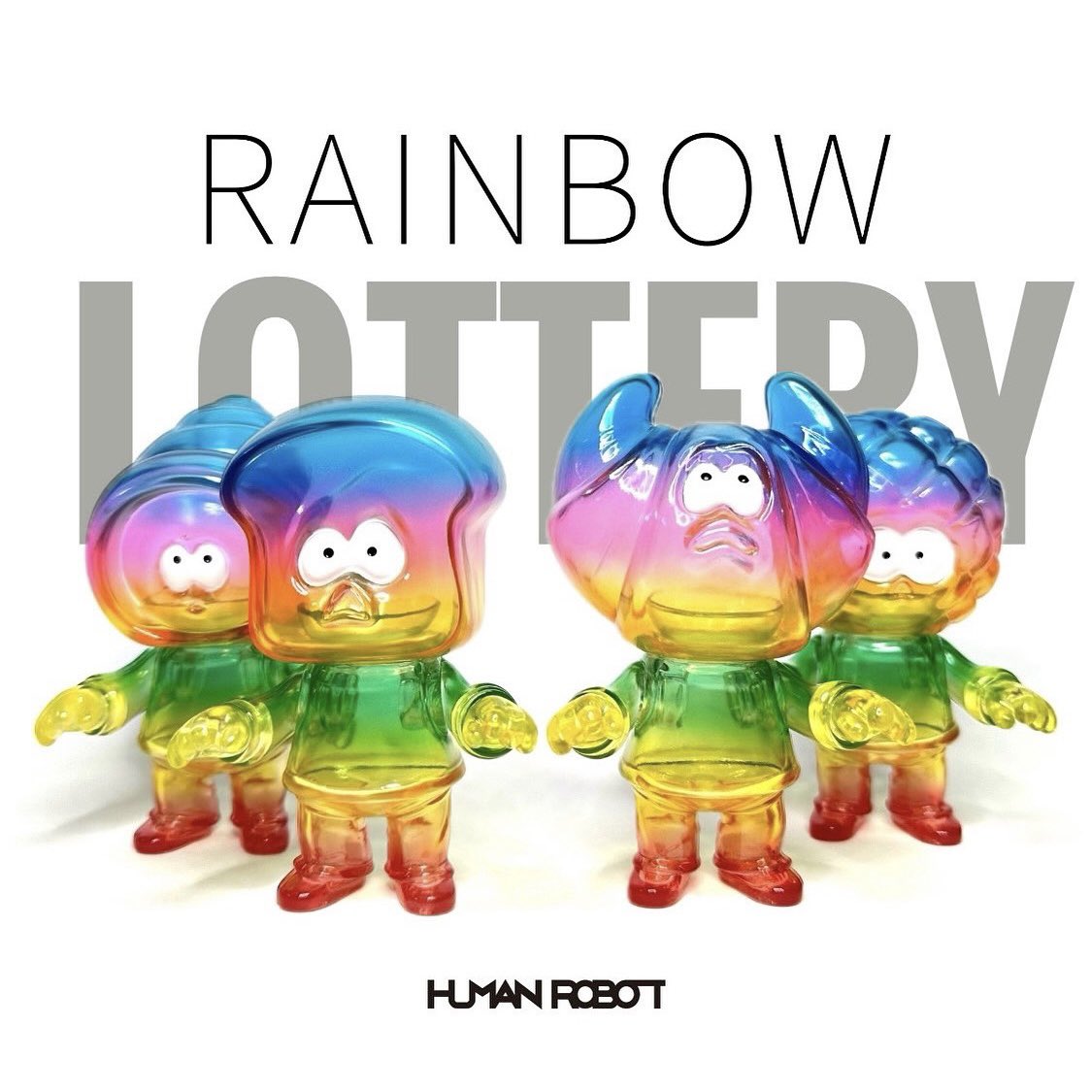 ○PANDEAD(rainbow ver.2) 4体セット オンラインショップにて抽選