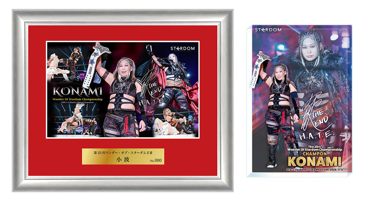 🌟🛒受注販売開始🛒🌟 第25代ワンダー・オブ・スターダム 戴冠記念