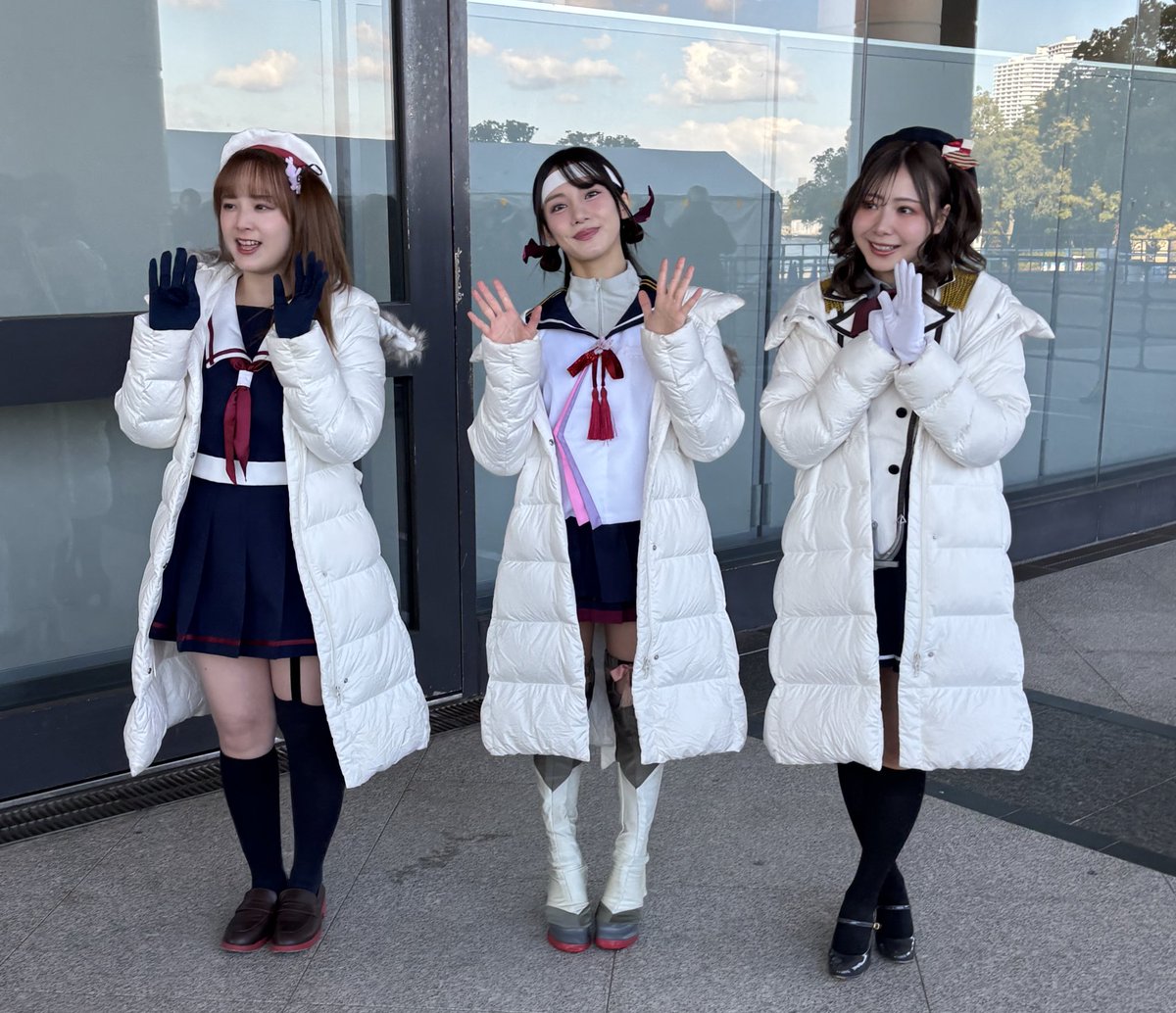 艦これ 新春ライブ2026物販 昼戦 整理券待機列に艦娘遊撃隊榛名さん