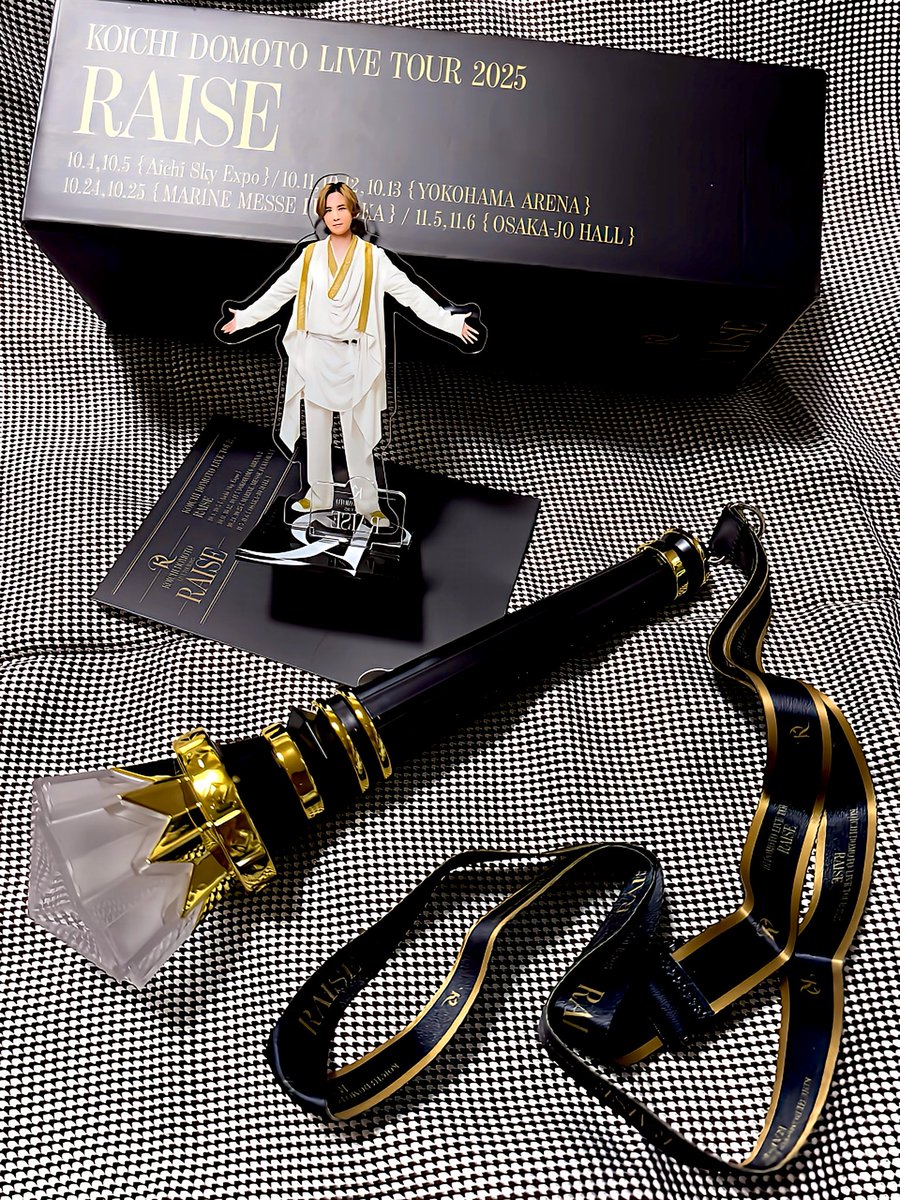 堂本光一くんのコンサートツアーグッズが届いた✨✨✨ ペンライトと