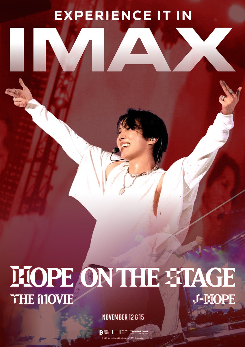 j-hope Tour 'HOPE ON THE STAGE' THE MOVIE IMAX Poster Be one of