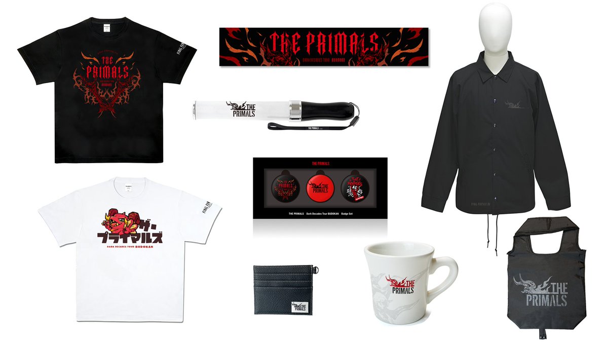 ◤#THEPRIMALS Dark Decades Tour BUDOKAN◢ 日本武道館公演に向けて T